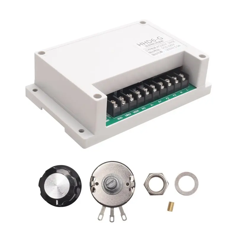 AY14 -HHD6-G PWM Motor Speed Controller Input AC220V Output DC 0-220V 1200W -10-+65C Adjustable Electrical Supplies Module
AY14 -HHD6-G PWM Motor Speed Controller Input AC220V Output DC 0-220V 1200W -10-+65C Adjustable Electrical Supplies Module