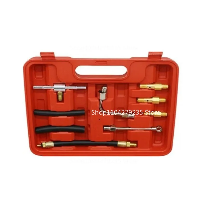 Suitable for Fuel Injection Pump Pressure Tester Gauge Diagnostic Tools Kit Engine Petrol Test Tool Set for Most Cars (TU-114)
Suitable for Fuel Injection Pump Pressure Tester Gauge Diagnostic Tools Kit Engine Petrol Test Tool Set for Most Cars (TU-114)