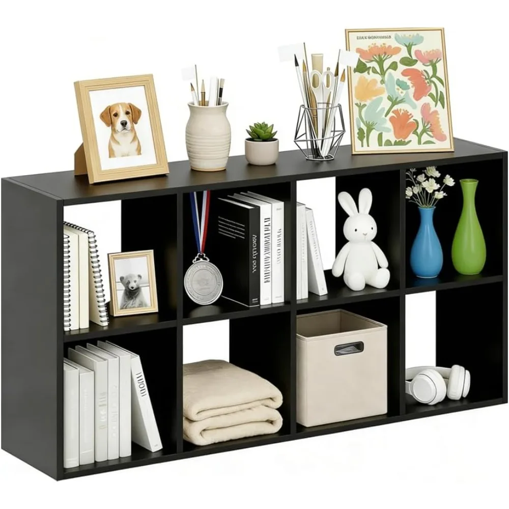 8 Cube Storage Organizer Shelf, Open Cube Bookshelf, Reversible Bookcase, Sturdy Modern Storage for Home Office, Bedroom
8 Cube Storage Organizer Shelf, Open Cube Bookshelf, Reversible Bookcase, Sturdy Modern Storage for Home Office, Bedroom