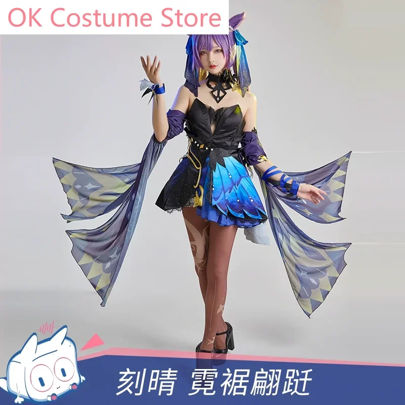 Genshin Impact Neon Flutters Keqing Cospaly Woman Dress Cosplay Costume Cos Game Anime Party Uniform Hallowen Play Role
Genshin Impact Neon Flutters Keqing Cospaly Woman Dress Cosplay Costume Cos Game Anime Party Uniform Hallowen Play Role