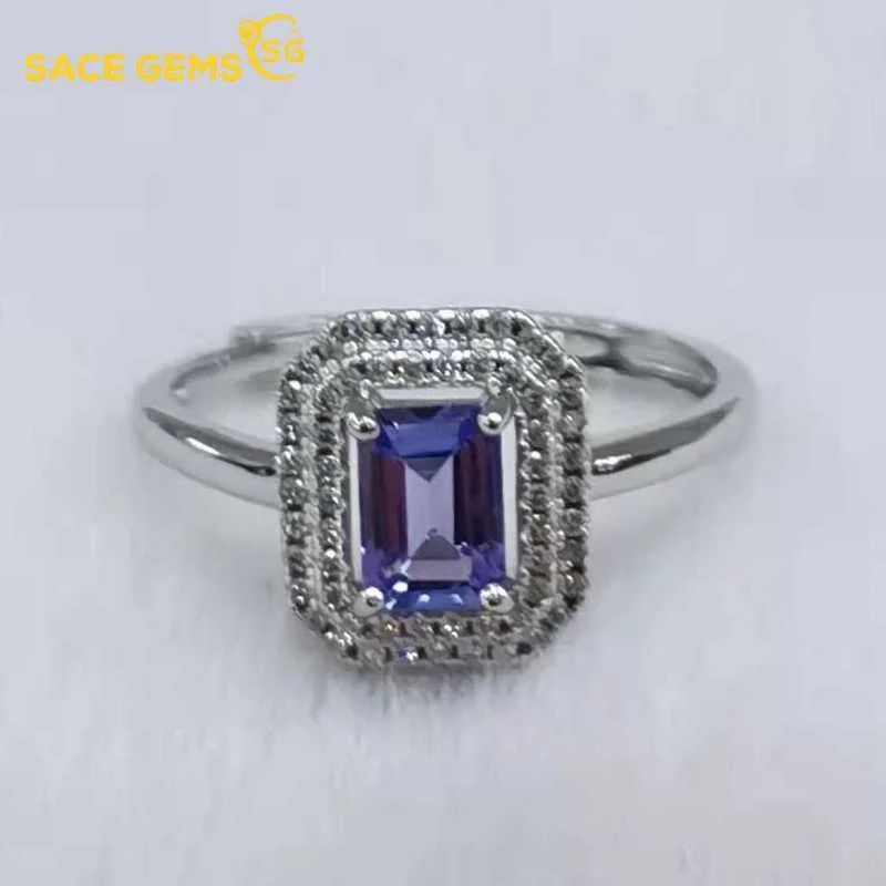 SACE GEMS New Arrival Trend 925 Sterling Silver Tanzanite Gemstone Rings for Women Engagement Cocktail Party Fine Jewelry Gift
SACE GEMS New Arrival Trend 925 Sterling Silver Tanzanite Gemstone Rings for Women Engagement Cocktail Party Fine Jewelry Gift