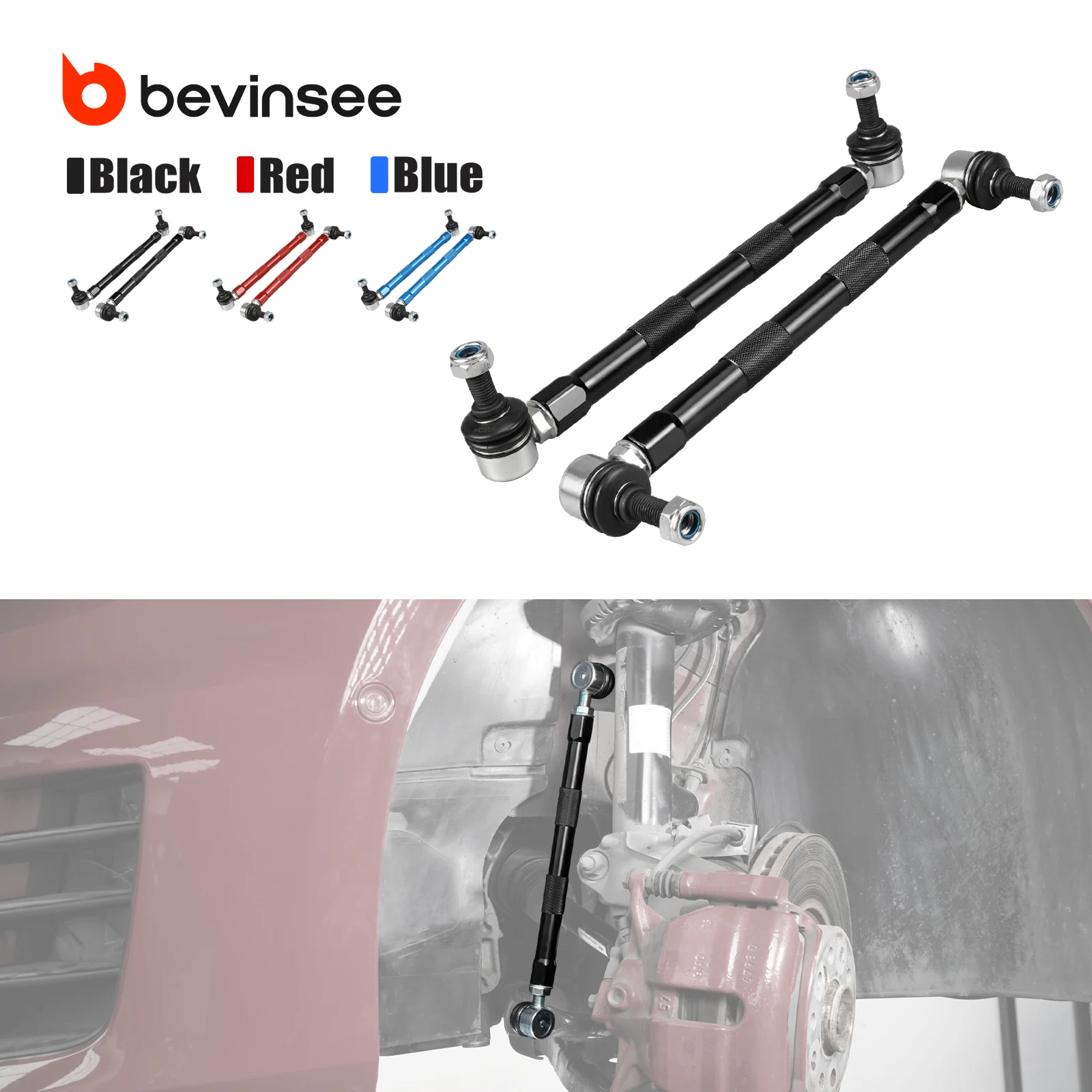 BEVINSEE Front Anti Roll Bar Link Adjustable for VW for Golf MK7/7.5 GTI for Golf 5/6 for Jetta/GLI 7/6/5, for Audi A3 8V S3 8V
BEVINSEE Front Anti Roll Bar Link Adjustable for VW for Golf MK7/7.5 GTI for Golf 5/6 for Jetta/GLI 7/6/5, for Audi A3 8V S3 8V