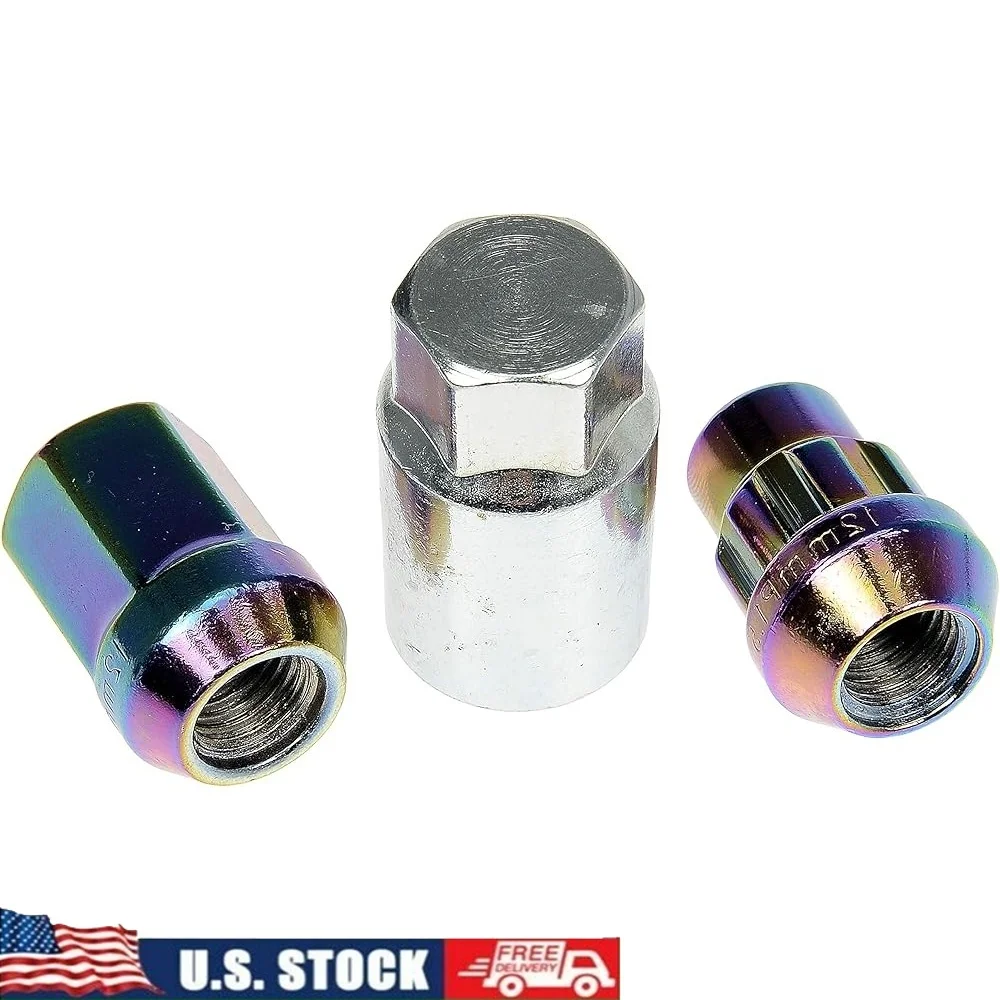 713-375G Wheel Nut Lock Set Rainbow 20 Pack Acorn Durable Security Lug Nuts Compatible with Select Models Car Truck
713-375G Wheel Nut Lock Set Rainbow 20 Pack Acorn Durable Security Lug Nuts Compatible with Select Models Car Truck