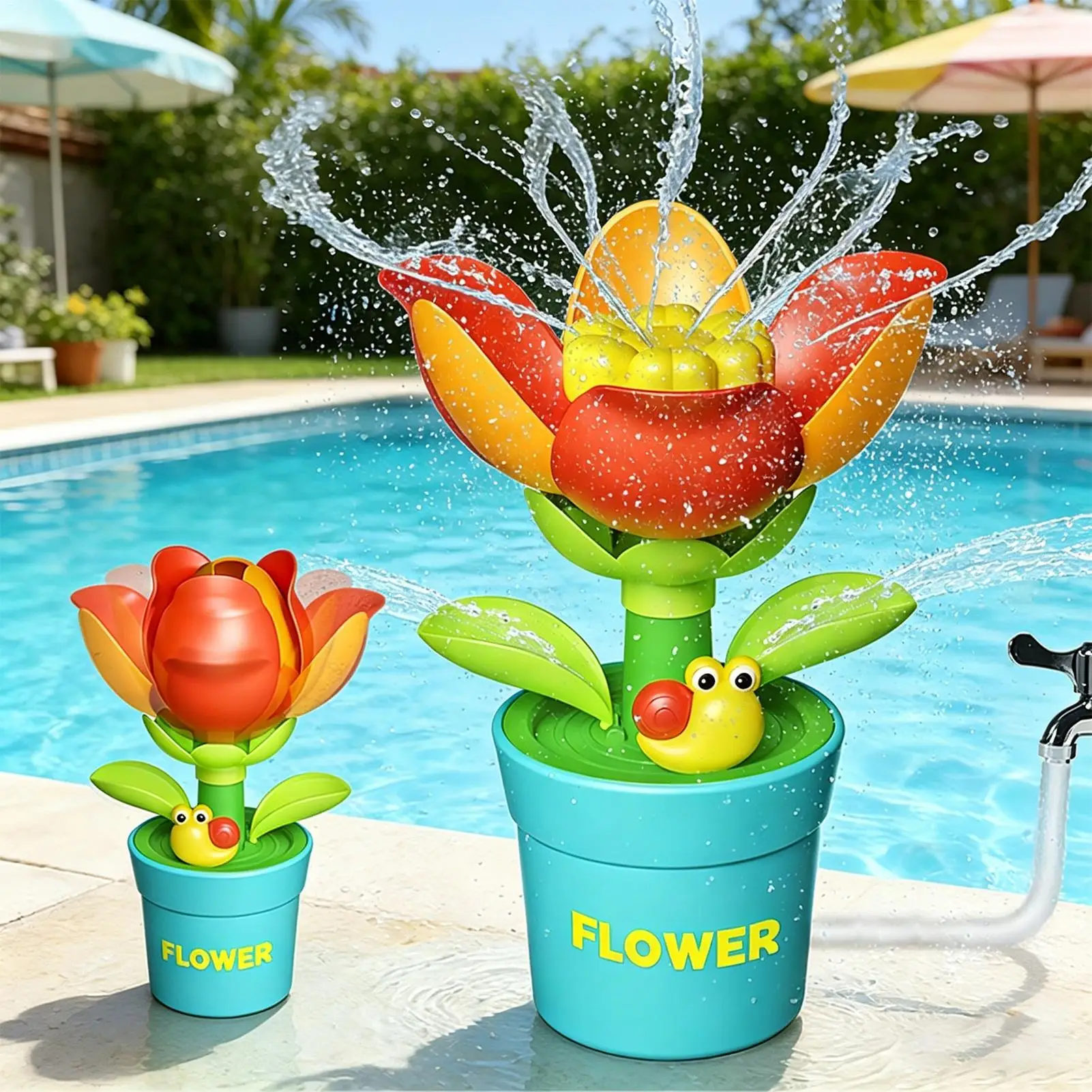 Kids Sprinkler Funny Rotating Summer Outdoor Toys Summer Water Toys Fun Sprinkler for Kids for Garden Park Pool Playground Party
Kids Sprinkler Funny Rotating Summer Outdoor Toys Summer Water Toys Fun Sprinkler for Kids for Garden Park Pool Playground Party