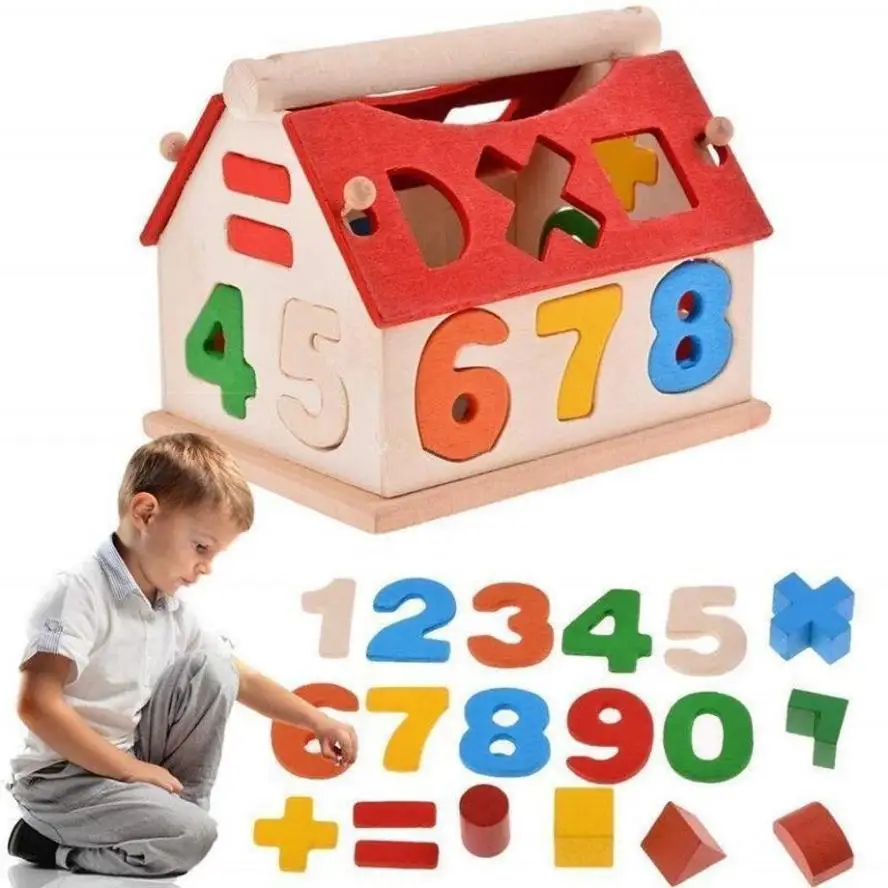 1 шт Деревянный детский цифровой дом строительные блоки игрушка раннее образование детский сад обучение геометрические формы головоломка
1 шт Деревянный детский цифровой дом строительные блоки игрушка раннее образование детский сад обучение геометрические формы головоломка