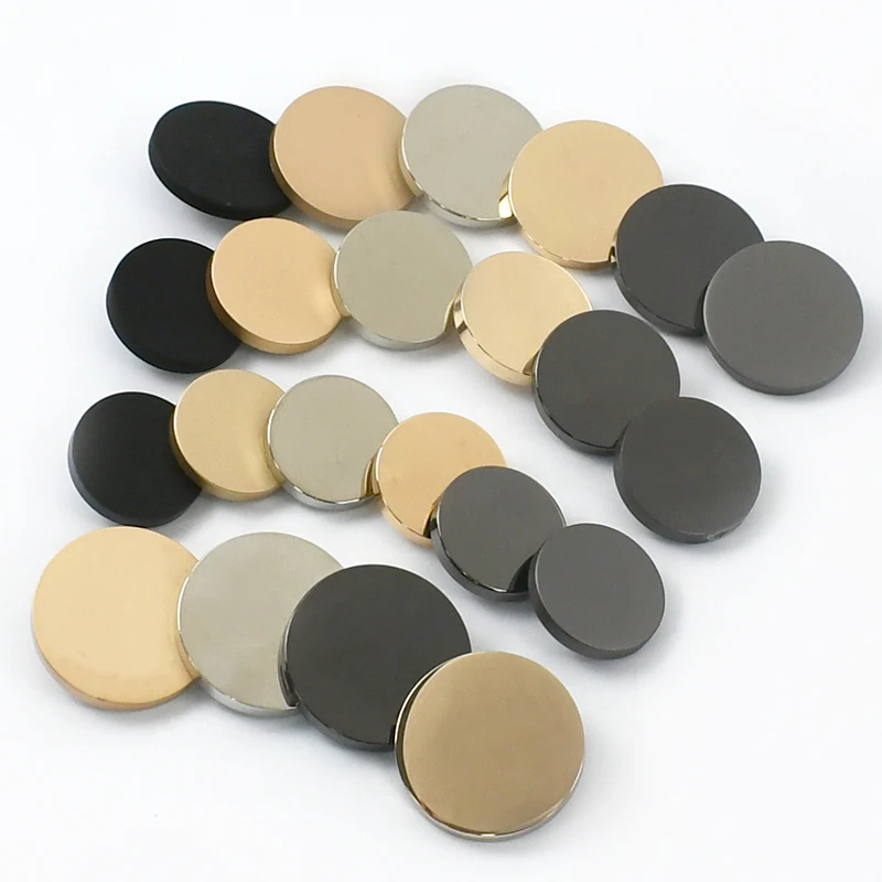 50Pcs Meetee 10-28mm Flat Round Button for Shirt Sewing Buttons Metal Shank Garment Jeans Decor Buckle DIY Clothing Accessory
50Pcs Meetee 10-28mm Flat Round Button for Shirt Sewing Buttons Metal Shank Garment Jeans Decor Buckle DIY Clothing Accessory