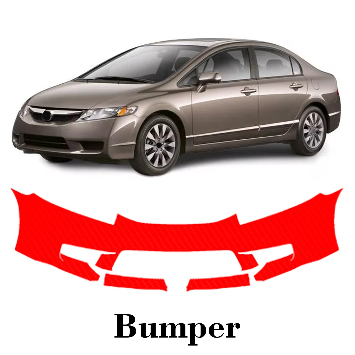 Car Precut Paint Protection Film Front Bumper Anti-scratch Exterior TPU PPF For Honda Civic SI Sedan 2009-2011
Car Precut Paint Protection Film Front Bumper Anti-scratch Exterior TPU PPF For Honda Civic SI Sedan 2009-2011