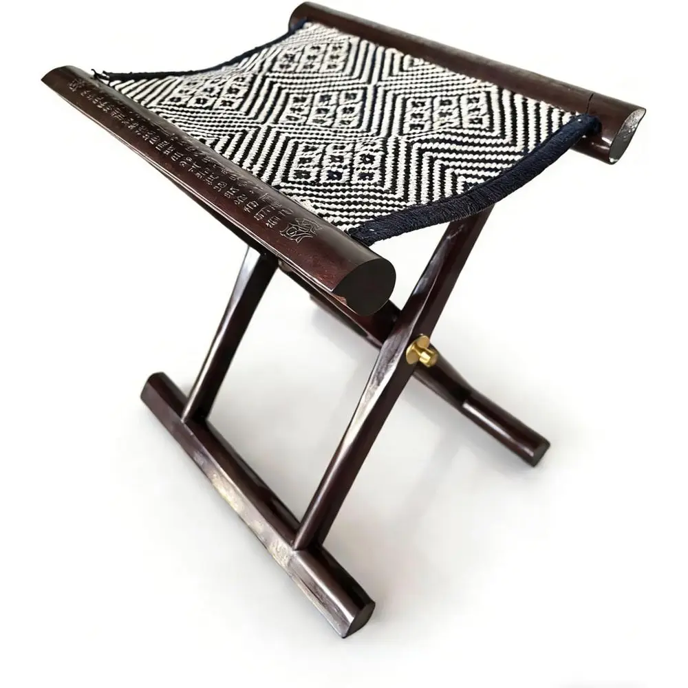 Табурет ручной работы из палисандра с серебряной инкрустацией - Традиционная китайская скамья, предмет искусства для чайных комнат в стиле дзен и азиатского декора
Табурет ручной работы из палисандра с серебряной инкрустацией - Традиционная китайская скамья, предмет искусства для чайных комнат в стиле дзен и азиатского декора