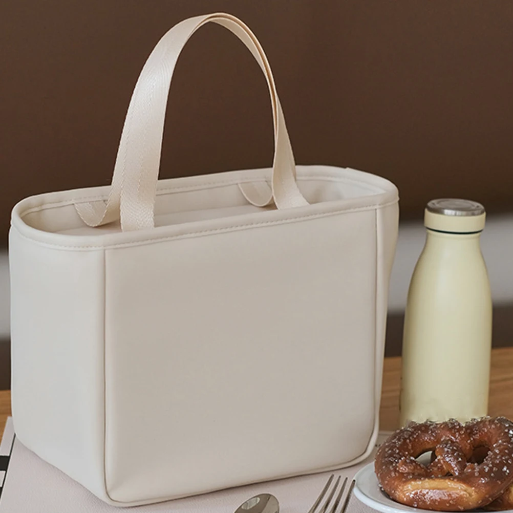 Large Insulated Lunch Tote For Women Reusable Portable Food Double Handle Wear-Resistant Pu Lunch Bag For Camping
Large Insulated Lunch Tote For Women Reusable Portable Food Double Handle Wear-Resistant Pu Lunch Bag For Camping