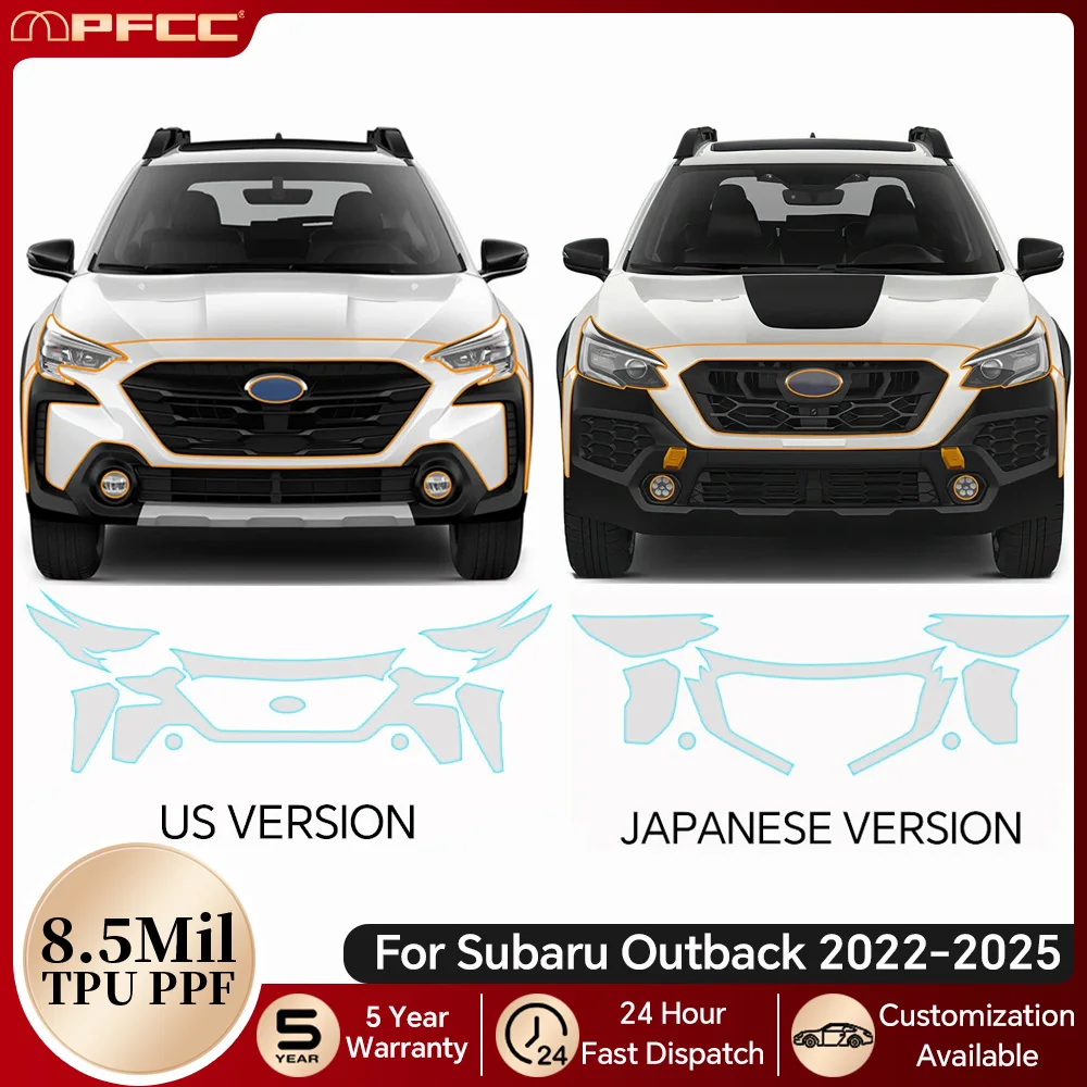 For Subaru Outback 2022-2025 8.5Mil TPU Anti-scratch Paint Protection Film Pre-cut PPF Bra Car Body Clear Kit Resistant Cover
For Subaru Outback 2022-2025 8.5Mil TPU Anti-scratch Paint Protection Film Pre-cut PPF Bra Car Body Clear Kit Resistant Cover