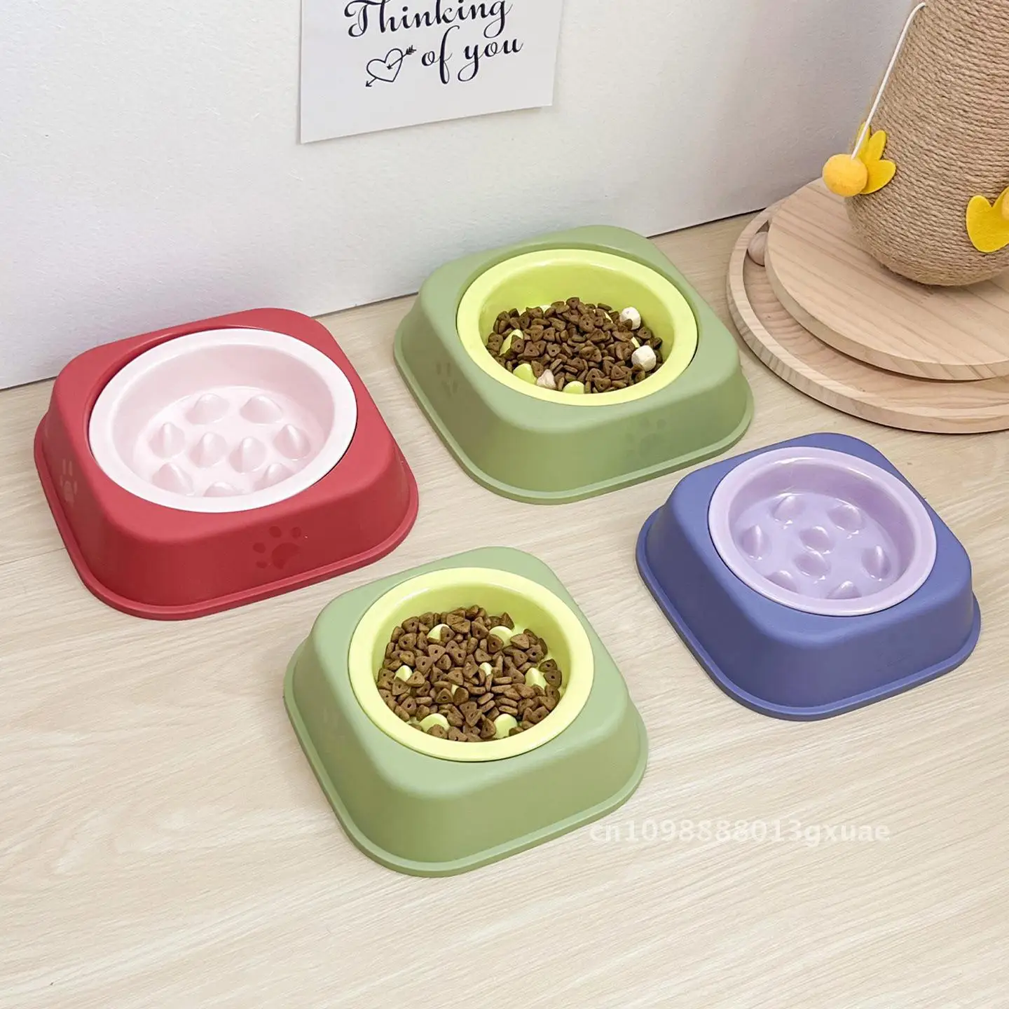 Solid Color Slow Food Bowl with Bowl Rack Household Ceramic Pet Bowl Slow Food Bowl for Cats and Dogs Slow Food Basin
Solid Color Slow Food Bowl with Bowl Rack Household Ceramic Pet Bowl Slow Food Bowl for Cats and Dogs Slow Food Basin