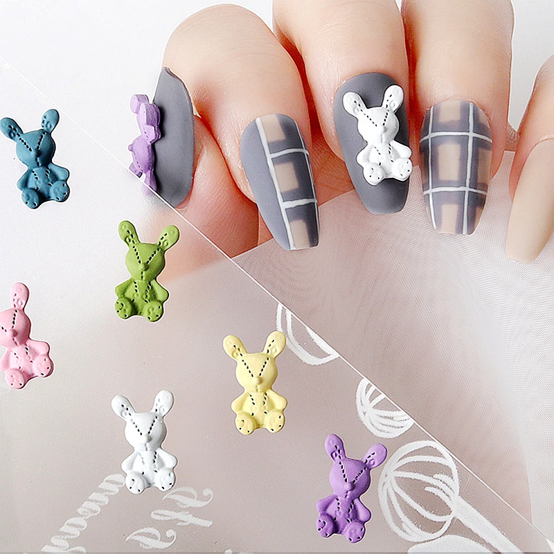 10PCS Spray Painted 3D Cartoon Rabbit Nail Art Charms Kawaii Accessories For Manicure Decor Nails Decoration Design Supplies
10PCS Spray Painted 3D Cartoon Rabbit Nail Art Charms Kawaii Accessories For Manicure Decor Nails Decoration Design Supplies
