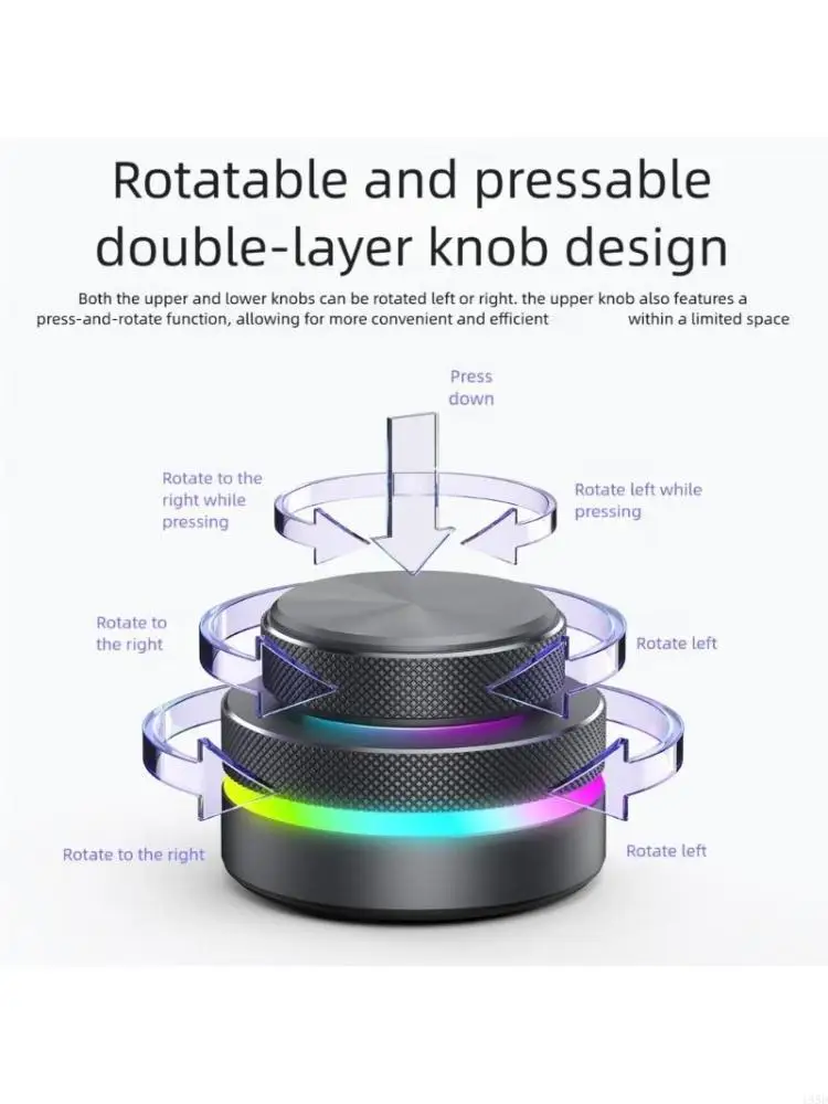 Алюминиевые настраиваемые клавиатуры с одной клавишей, ручкой обратного вращения и цветной подсветкой для подключения нескольких устройств
Алюминиевые настраиваемые клавиатуры с одной клавишей, ручкой обратного вращения и цветной подсветкой для подключения нескольких устройств
