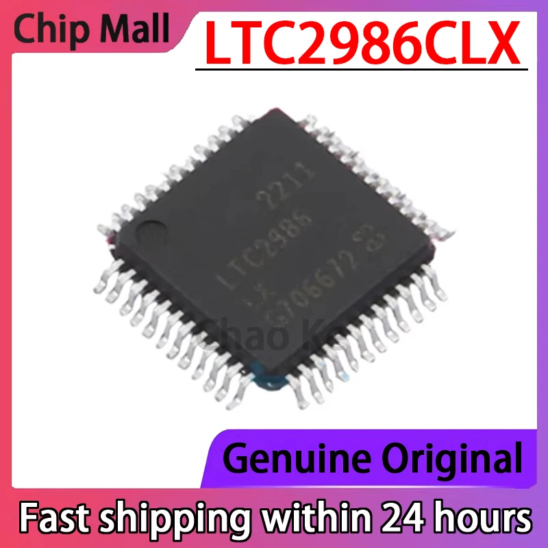 1 шт. оригинальный чип датчика температуры LTC2986CLX в упаковке LQFP-48 
1 шт. оригинальный чип датчика температуры LTC2986CLX в упаковке LQFP-48