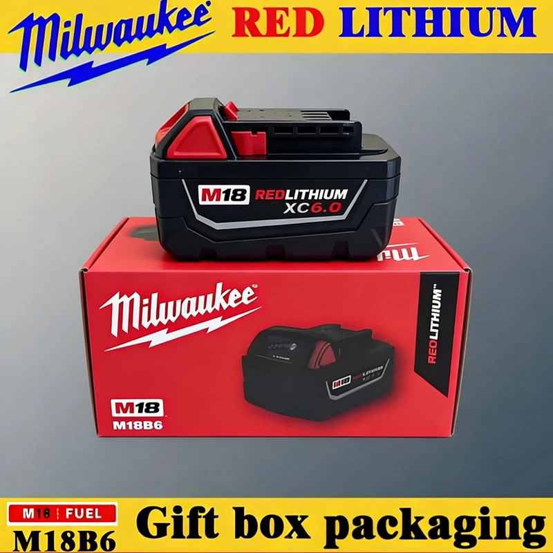 NewMilwaukee Original18V M18 Milwaukee Lithium ion Battery M18 B6 XC 48-11-1815 2604-20 48-11-1850 1860Rechargeable tool battery
NewMilwaukee Original18V M18 Milwaukee Lithium ion Battery M18 B6 XC 48-11-1815 2604-20 48-11-1850 1860Rechargeable tool battery