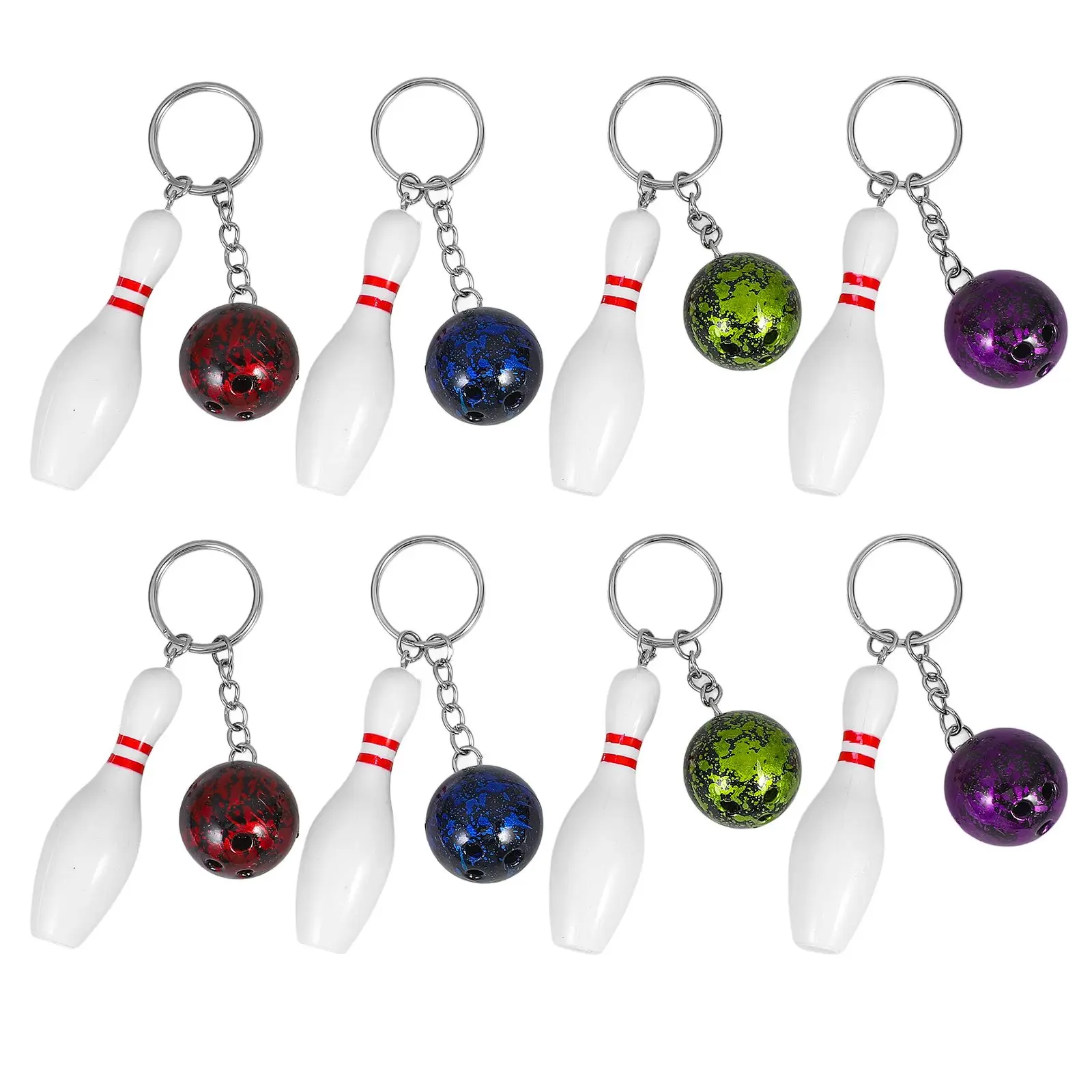 8 Pcs Bowling Keychain Banquet Door Prizes Ball Charm Themed Pin Accessories Kit Centerpieces Decoration
8 Pcs Bowling Keychain Banquet Door Prizes Ball Charm Themed Pin Accessories Kit Centerpieces Decoration