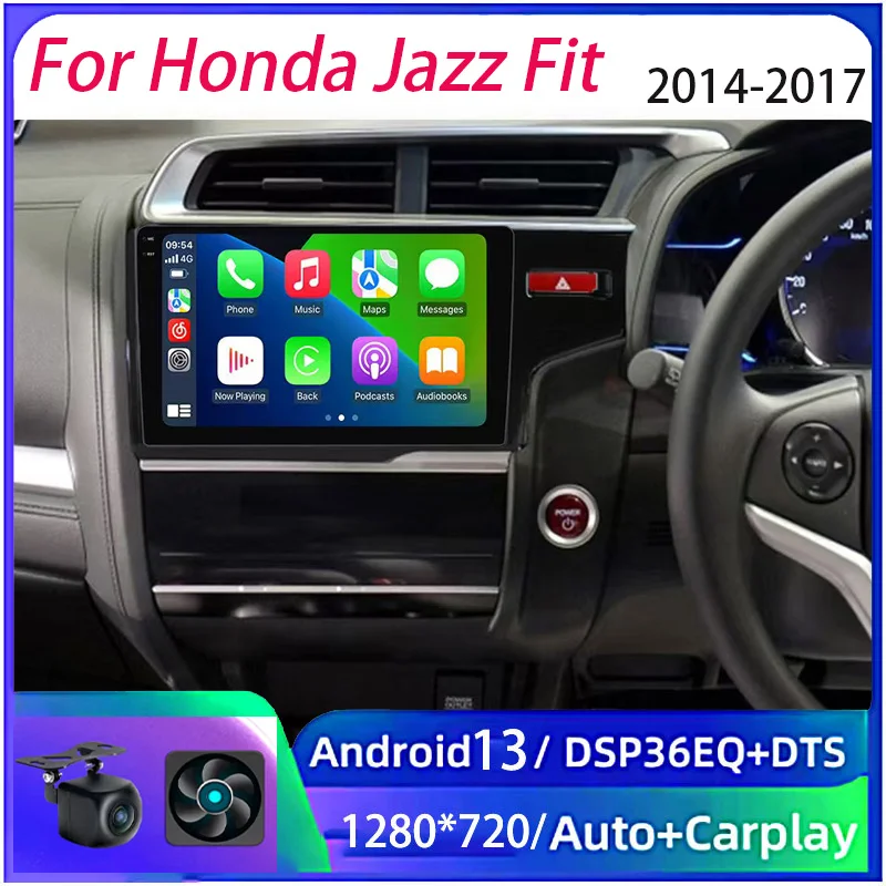 9'' Android 13 Car For Honda Jazz Fit 2014-2017 Right Hand Driver Auto Radio Stereo Multimidia Player GPS Navigation Carplay
9'' Android 13 Car For Honda Jazz Fit 2014-2017 Right Hand Driver Auto Radio Stereo Multimidia Player GPS Navigation Carplay