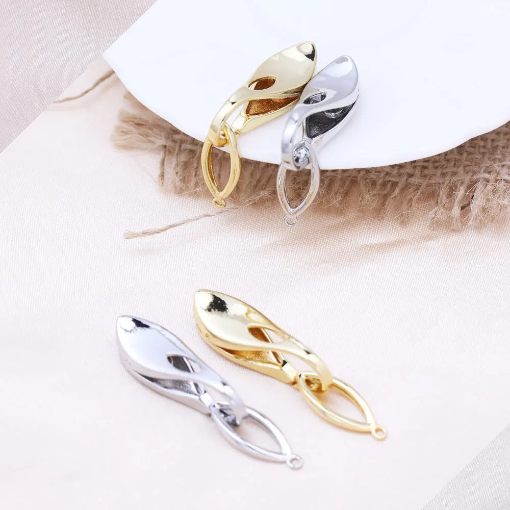 1 Piece Jewelry Making Connection Buckle Accessories Copper Gold-plated Glossy Press Buckle DIY Pearl Necklace Bracelet Supplies
1 Piece Jewelry Making Connection Buckle Accessories Copper Gold-plated Glossy Press Buckle DIY Pearl Necklace Bracelet Supplies
