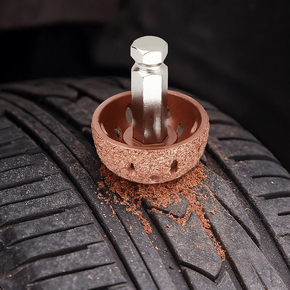 Carbide Rasp Tire Repair Tool Tungsten Alloy Coarse Grit Tire Tool Low-Speed Bowl Type High-Speed Grinding Head
Carbide Rasp Tire Repair Tool Tungsten Alloy Coarse Grit Tire Tool Low-Speed Bowl Type High-Speed Grinding Head