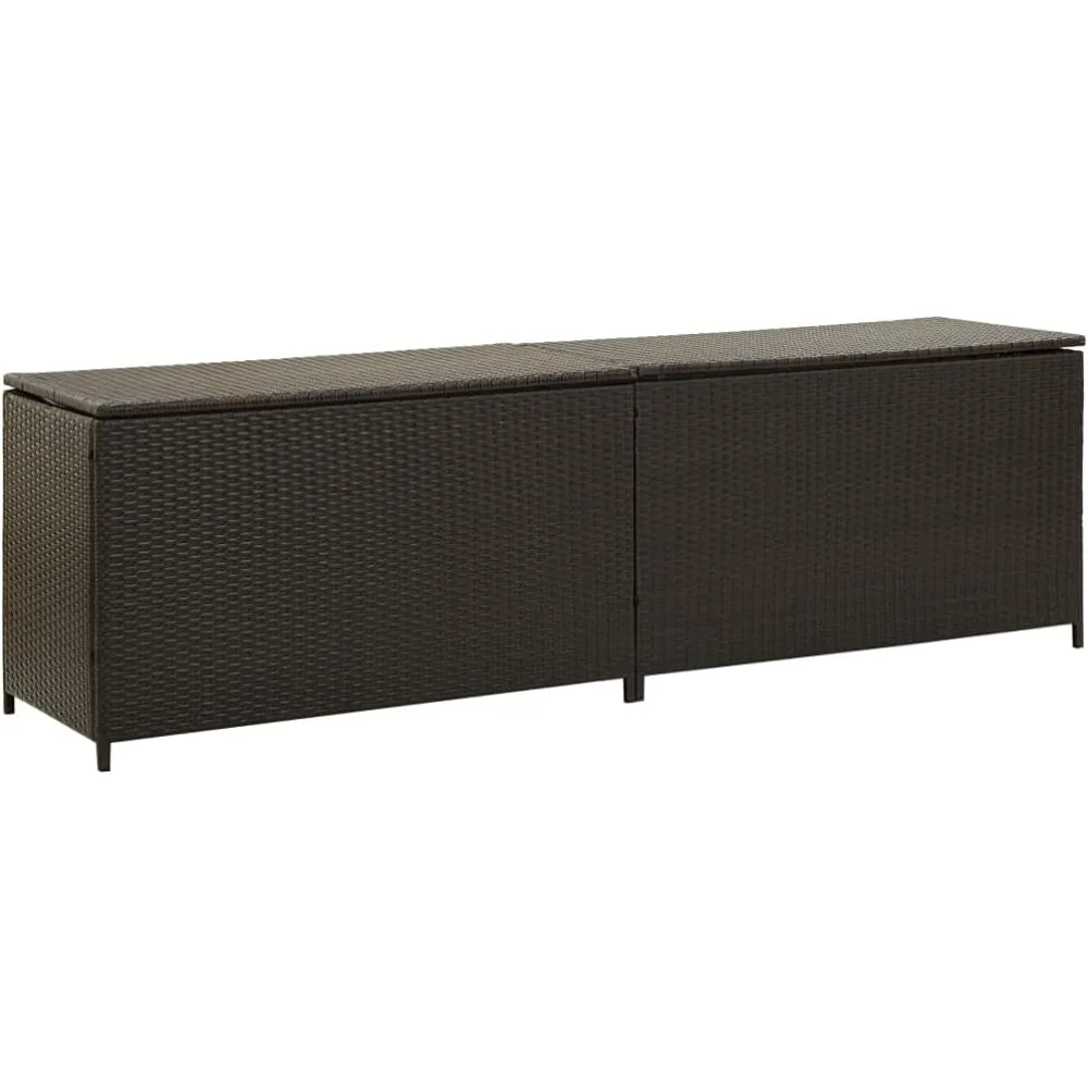 Rattan Outdoor Patio Storage Box, 78.7"x19.6"x23.6" , Weather-resistant and Water-resistant with Spacious Storage Trunk
Rattan Outdoor Patio Storage Box, 78.7"x19.6"x23.6" , Weather-resistant and Water-resistant with Spacious Storage Trunk