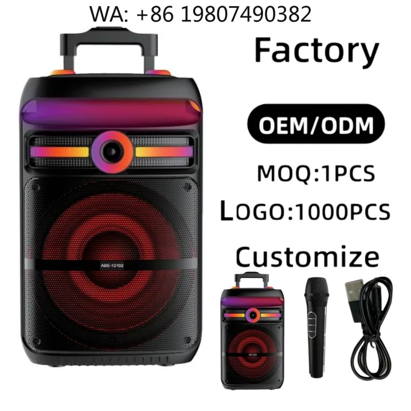 Single Microphone Trolley Wireless Speaker Heavy Bass PA System Portable Outdoor Promotion Event Custom Audio Loudspeaker
Single Microphone Trolley Wireless Speaker Heavy Bass PA System Portable Outdoor Promotion Event Custom Audio Loudspeaker