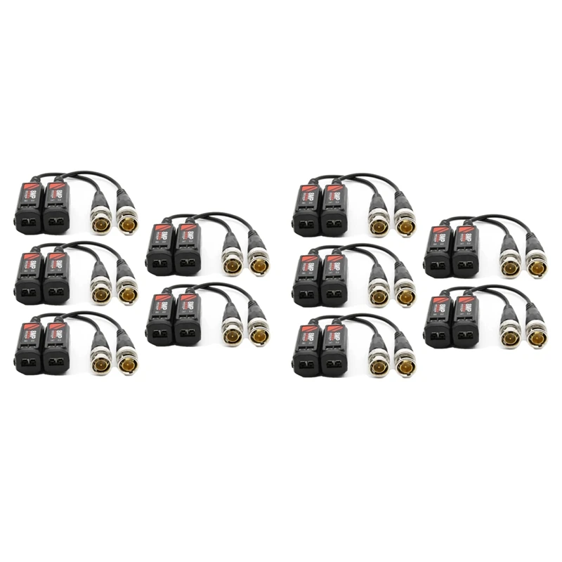 10 пар витых BNC CCTV Video Balun пассивные трансиверы поддержка AHD/CVI/TVI 8MP 4K камера Cat5e/ Cat6 UTP разъемы
10 пар витых BNC CCTV Video Balun пассивные трансиверы поддержка AHD/CVI/TVI 8MP 4K камера Cat5e/ Cat6 UTP разъемы