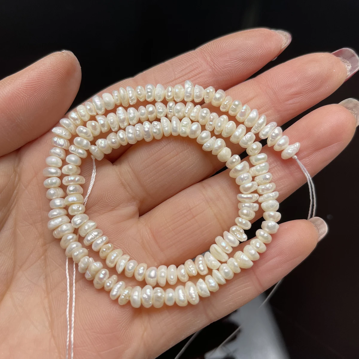 4-5mm Real 100% Natural Freshwater Pearl Flat Bead Beads for Jewelry Making DIY Bracelet Necklace Earrings Accessories Wholesale
4-5mm Real 100% Natural Freshwater Pearl Flat Bead Beads for Jewelry Making DIY Bracelet Necklace Earrings Accessories Wholesale