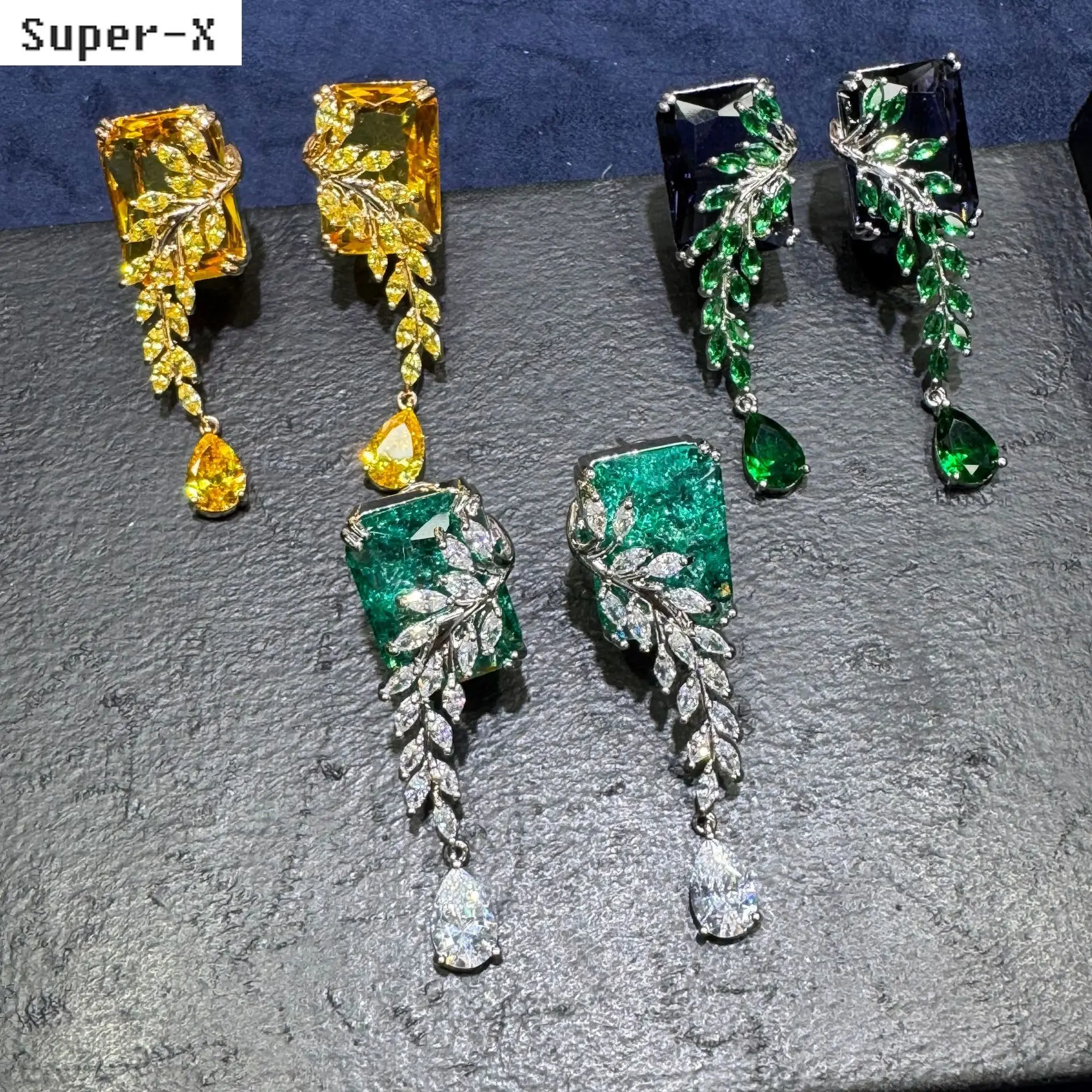 fashion cubic zirconia earrings for women cute jewelry gala event party daily wear yellow green leaf square block
fashion cubic zirconia earrings for women cute jewelry gala event party daily wear yellow green leaf square block