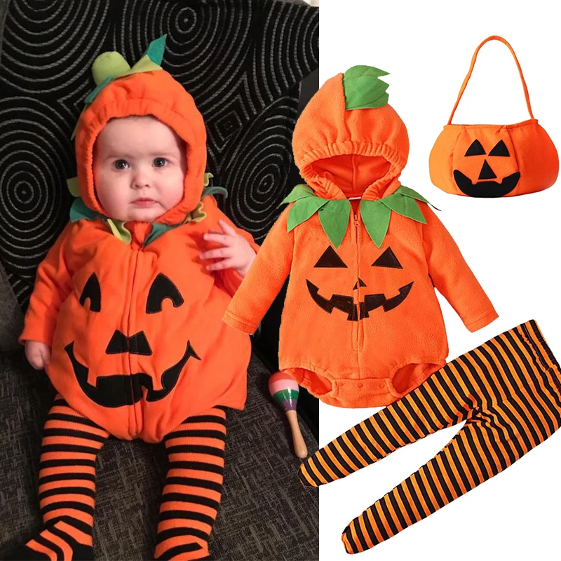 Baby Girls Boys Cosplay Halloween Pumpkin Clothes Sets Long Sleeve Fleece Zipper Hooded Romper Jacket Autumn Newborn Outfits 24M
Baby Girls Boys Cosplay Halloween Pumpkin Clothes Sets Long Sleeve Fleece Zipper Hooded Romper Jacket Autumn Newborn Outfits 24M