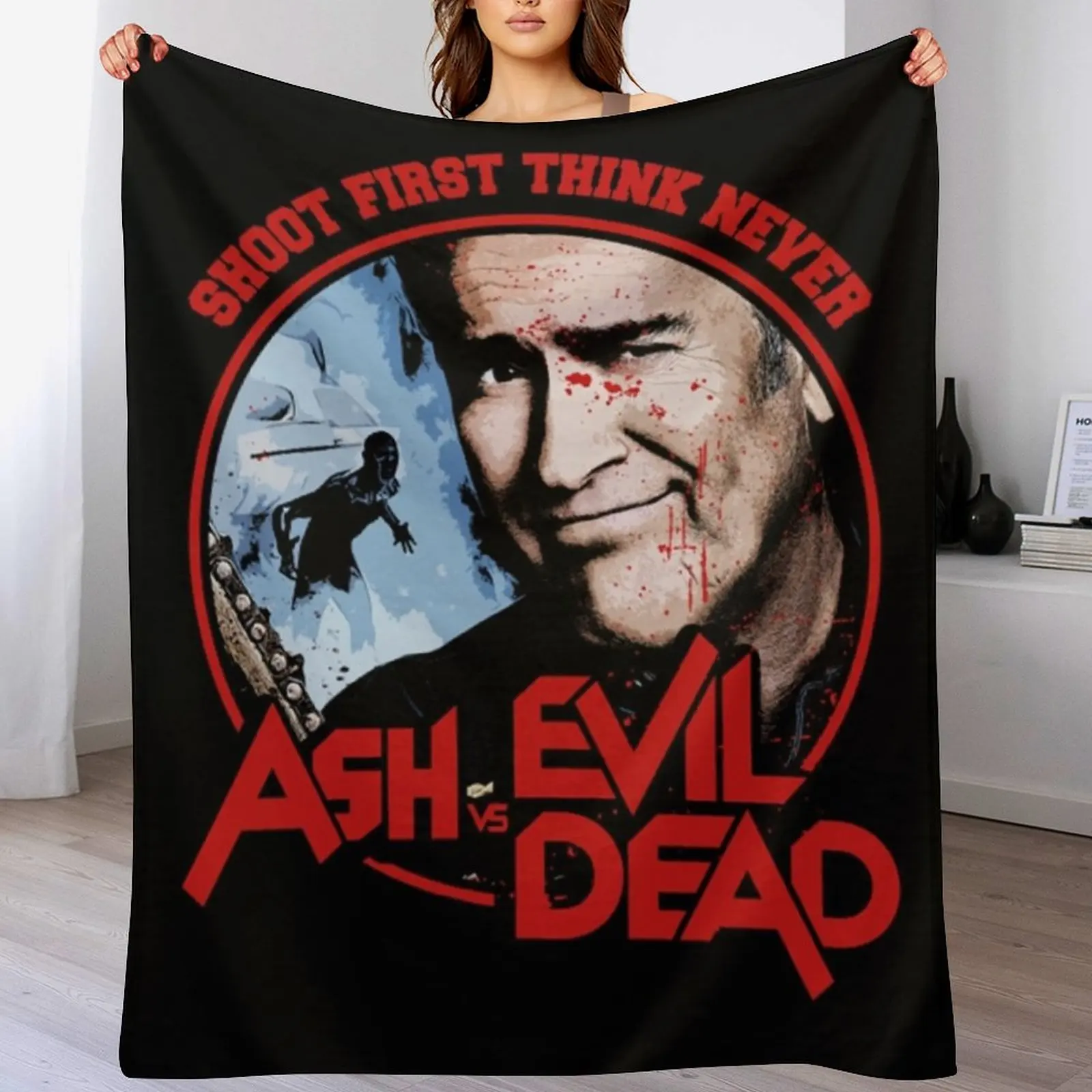 Ash Vs Evil Dead Shirt Throw Blanket Soft Cozy Blanket for Pet Kids Adults
Ash Vs Evil Dead Shirt Throw Blanket Soft Cozy Blanket for Pet Kids Adults