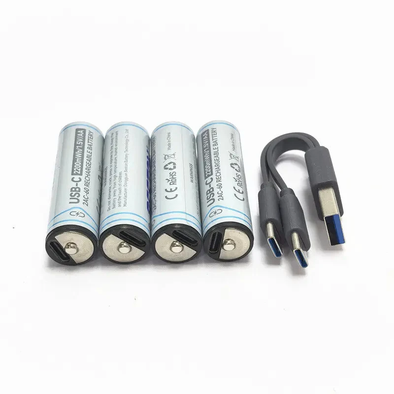 For baishitong no. 5 rechargeable lithium battery 1.5v constant voltage type-c port usb rechargeable battery 2200mwh
For baishitong no. 5 rechargeable lithium battery 1.5v constant voltage type-c port usb rechargeable battery 2200mwh