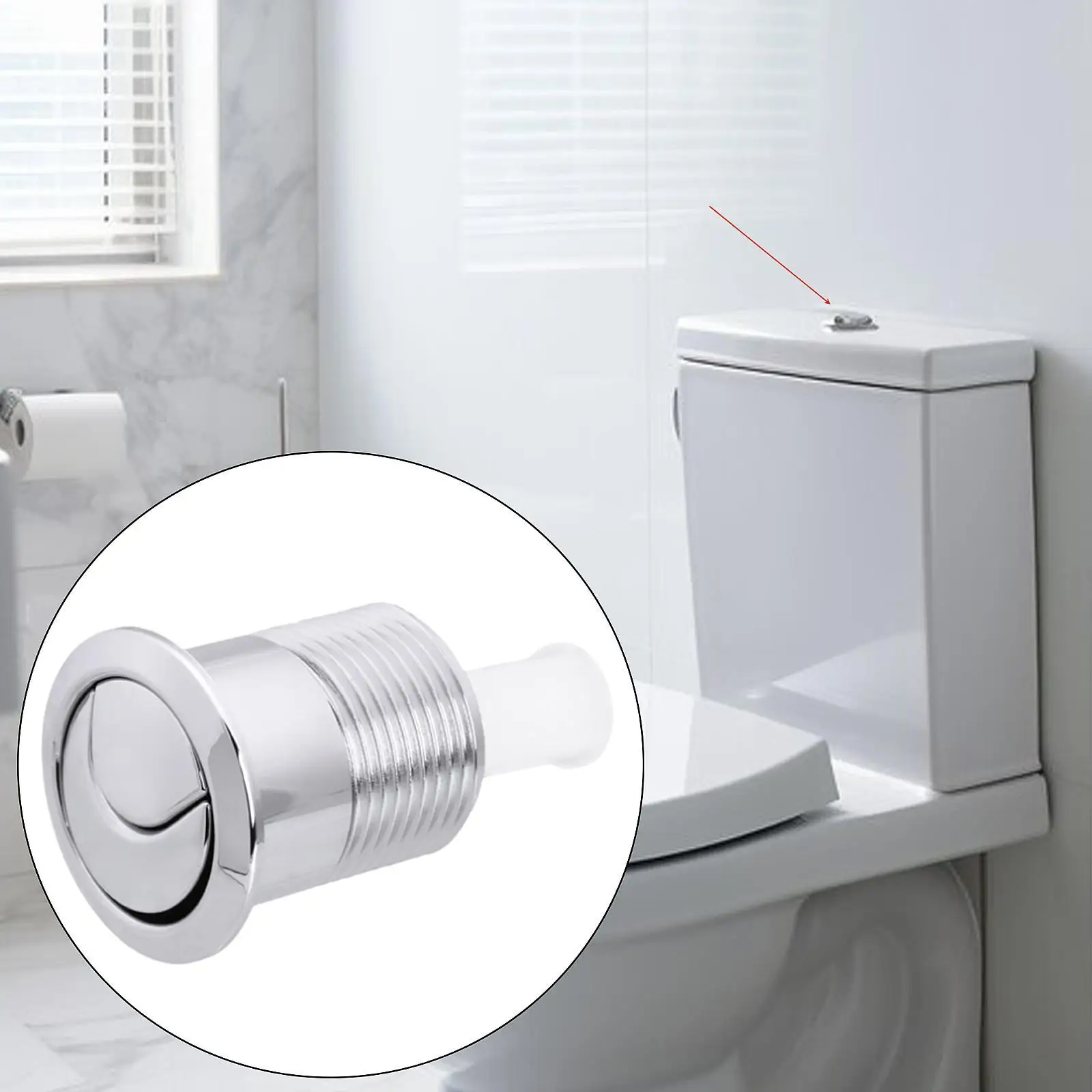 Toilet Tank Button Toilet Part,Lightweight,Accessory, Sturdy,Replacement
Toilet Tank Button Toilet Part,Lightweight,Accessory, Sturdy,Replacement