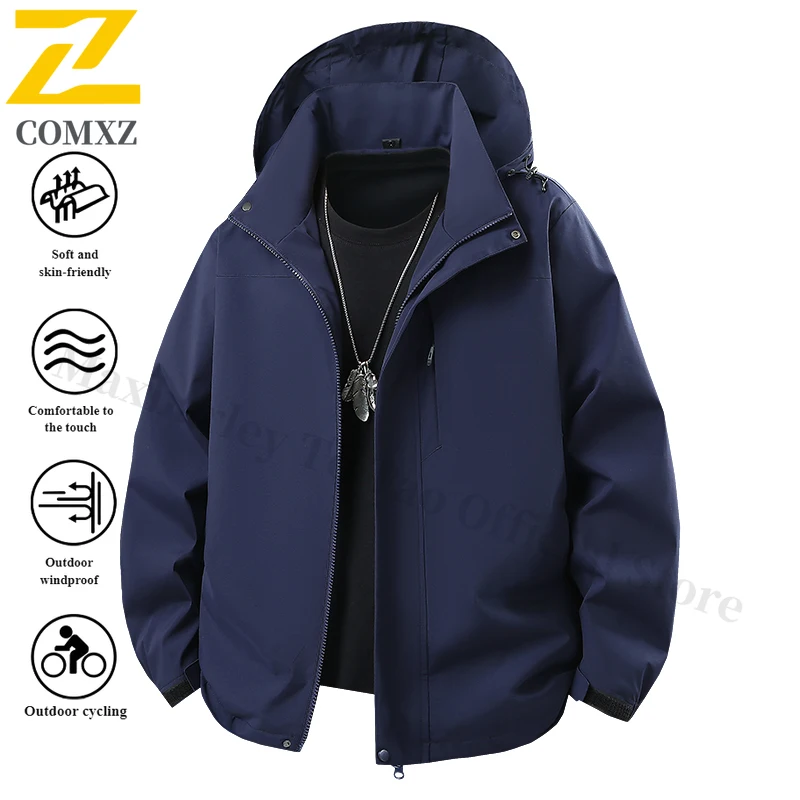 EiAO Windbreaker Couple's Solid Color Spring Waterproof Breathable Dual-Zip Outdoor Jacket for Hiking Camping Fishing Minimalist
EiAO Windbreaker Couple's Solid Color Spring Waterproof Breathable Dual-Zip Outdoor Jacket for Hiking Camping Fishing Minimalist
