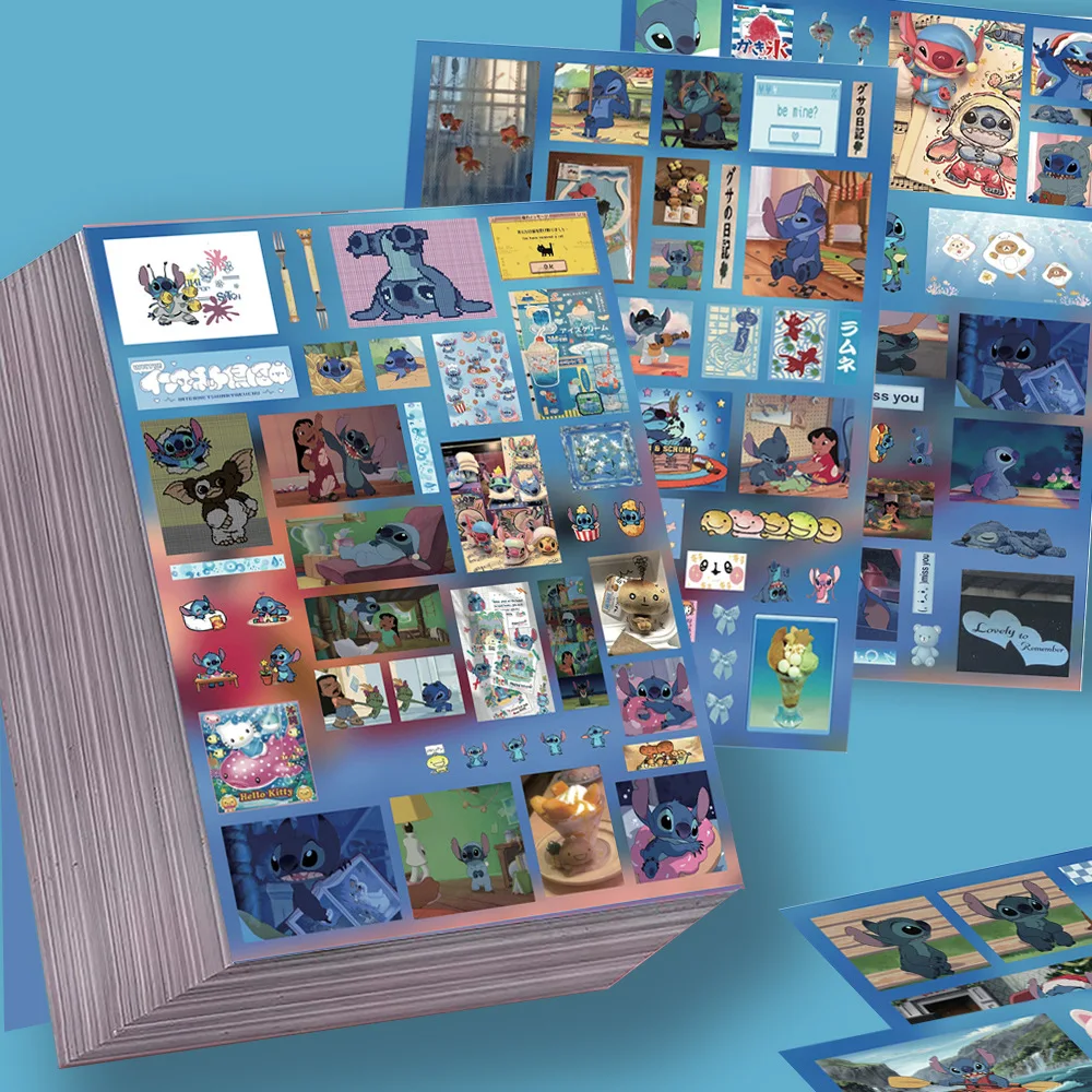 8 Sheets Lilo & Stitch Sticker Sheets Disney Cute Stitch Cartoon Stickers Waterproof Anime Decals DIY Ornament Gifts
8 Sheets Lilo & Stitch Sticker Sheets Disney Cute Stitch Cartoon Stickers Waterproof Anime Decals DIY Ornament Gifts
