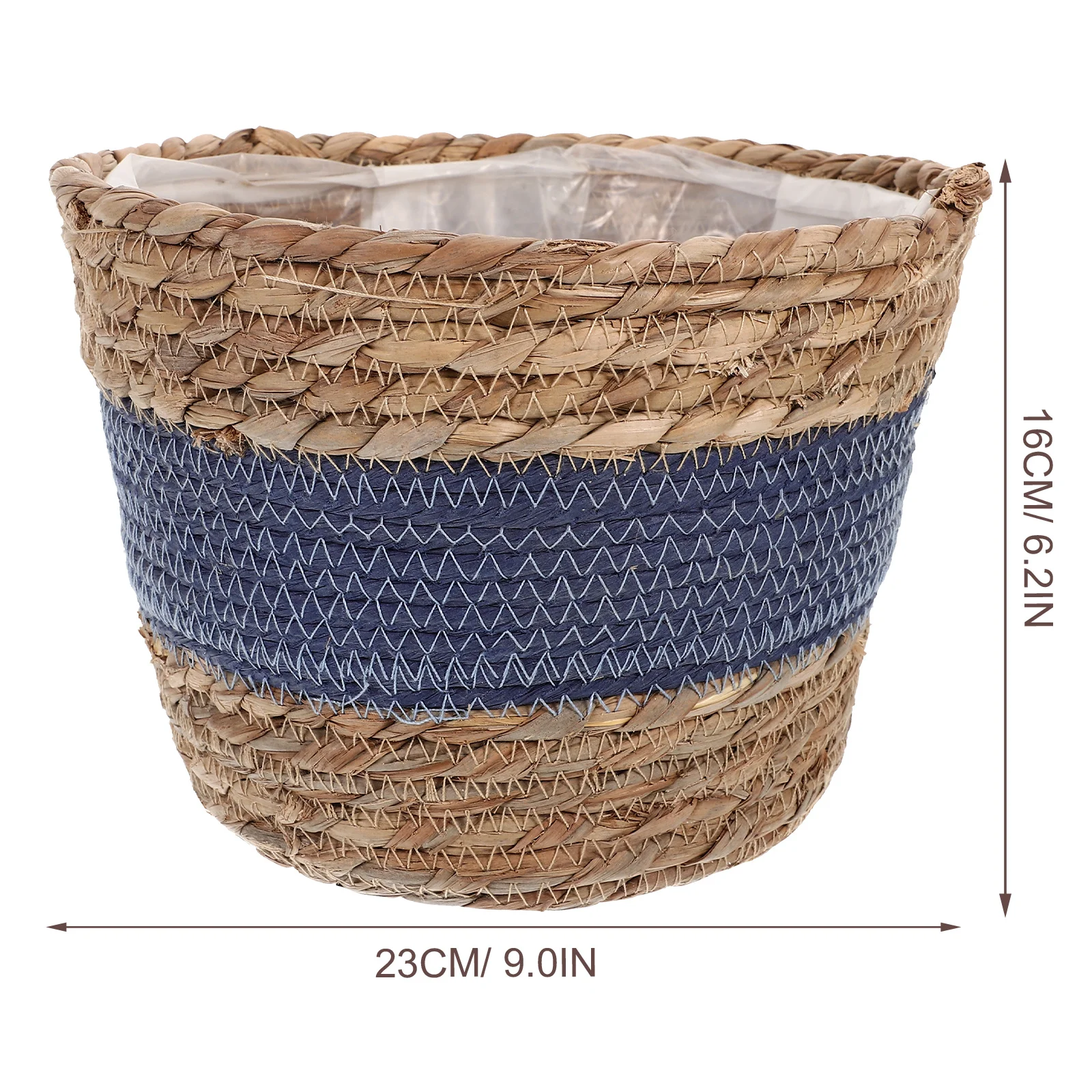 Large Woven Basket Decorative Storage Baskets Weave Mini for Flower Home with Handles
Large Woven Basket Decorative Storage Baskets Weave Mini for Flower Home with Handles
