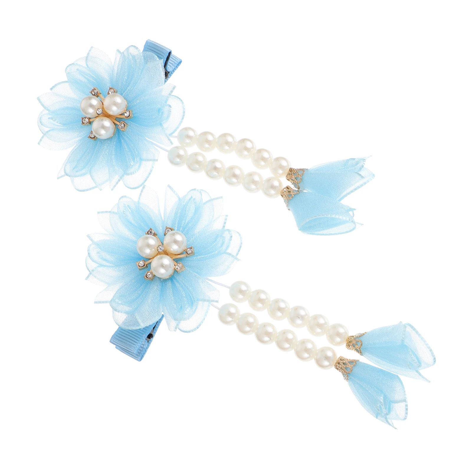 2 pcs Flowers Pearls Hair Accessories Girls Headdress Tassel Hairpin Lovely Clip Decorative Pearl Zinc Alloy Material Handmade
2 pcs Flowers Pearls Hair Accessories Girls Headdress Tassel Hairpin Lovely Clip Decorative Pearl Zinc Alloy Material Handmade