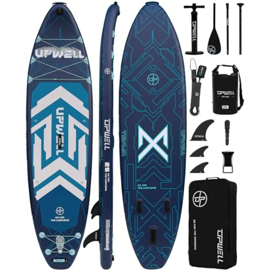 Youth adult stand-up paddle board for lakes and calm waters, PVC drop-stitch material, blue-gray color, ultra-stable extra-wide
Youth adult stand-up paddle board for lakes and calm waters, PVC drop-stitch material, blue-gray color, ultra-stable extra-wide