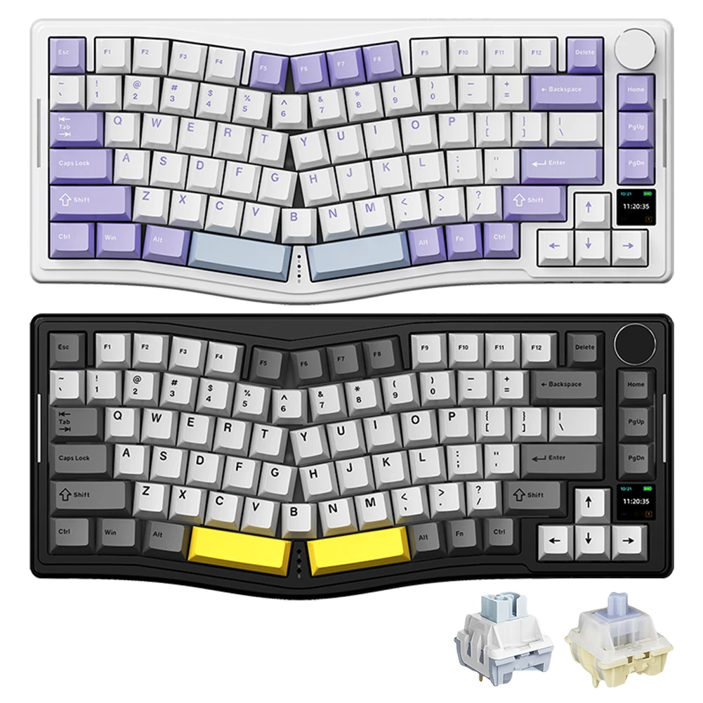 AKS075 75% Mechanical Keyboard Kit Gasket Structure Three Modes Gaming Keyboard Hot Swap RGB Backlit BT5.1/2.4G Wireless/Wired
AKS075 75% Mechanical Keyboard Kit Gasket Structure Three Modes Gaming Keyboard Hot Swap RGB Backlit BT5.1/2.4G Wireless/Wired
