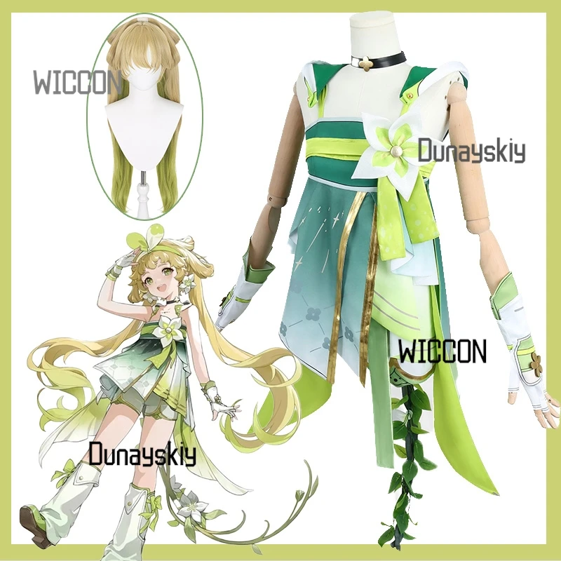 Verina Wuthering Waves Cosplay Set: Wig, Spectro Congenital Resonator Dress, Headband, Uniform Hairpin, and Sticker Set
Verina Wuthering Waves Cosplay Set: Wig, Spectro Congenital Resonator Dress, Headband, Uniform Hairpin, and Sticker Set