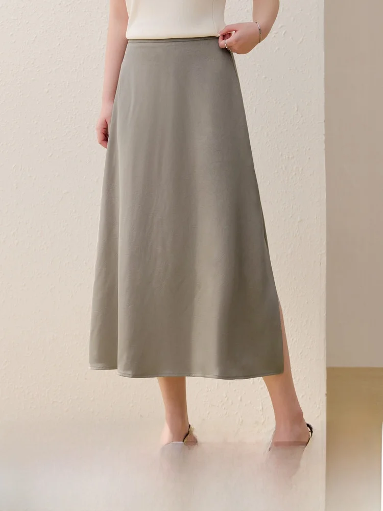 Slimming Satin Half Skirt Fashionable Commute Style Polyester Fiber A-Line Skirt for plus Size Women Summer New Arrival
Slimming Satin Half Skirt Fashionable Commute Style Polyester Fiber A-Line Skirt for plus Size Women Summer New Arrival