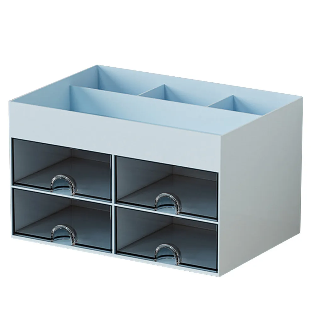 Sturdy Lightweight Desk Organizer Drawer Type Desktop Storage Case for Stationery Cosmetics Jewelry Office Home Vanity Tabletop
Sturdy Lightweight Desk Organizer Drawer Type Desktop Storage Case for Stationery Cosmetics Jewelry Office Home Vanity Tabletop