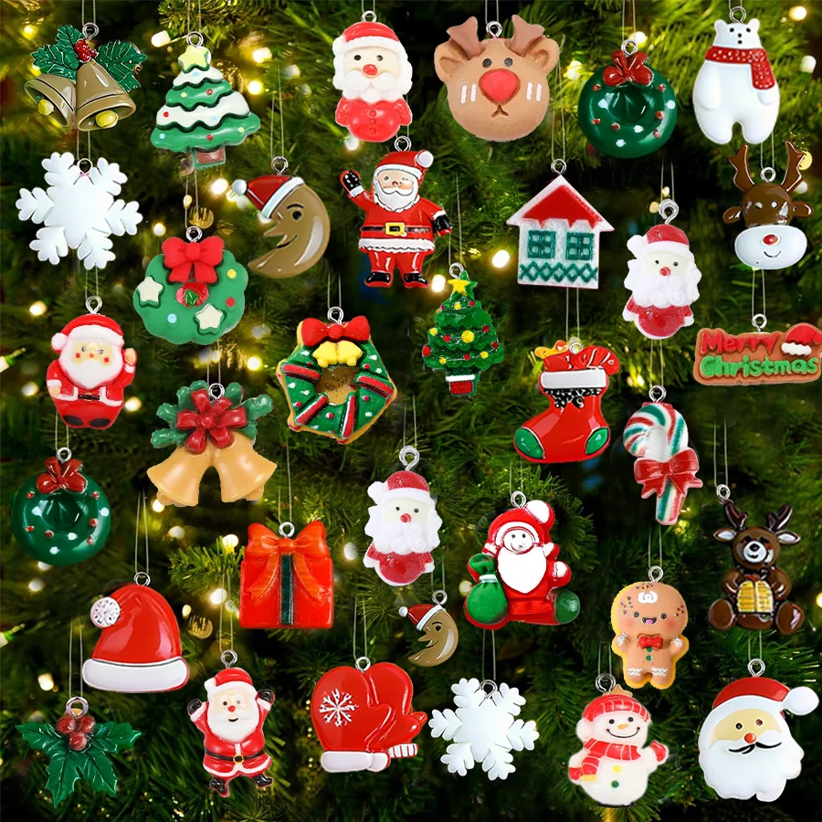 20/30pcs mini DIY Christmas Keychains Christmas Tree Ornaments Resin Miniaturess for Craft Christmas Decor
20/30pcs mini DIY Christmas Keychains Christmas Tree Ornaments Resin Miniaturess for Craft Christmas Decor
