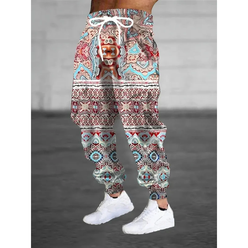 Men's casual sports pants ankle strap drawstring waist retro totem 3D printed winter warm and fashionable street pants
Men's casual sports pants ankle strap drawstring waist retro totem 3D printed winter warm and fashionable street pants