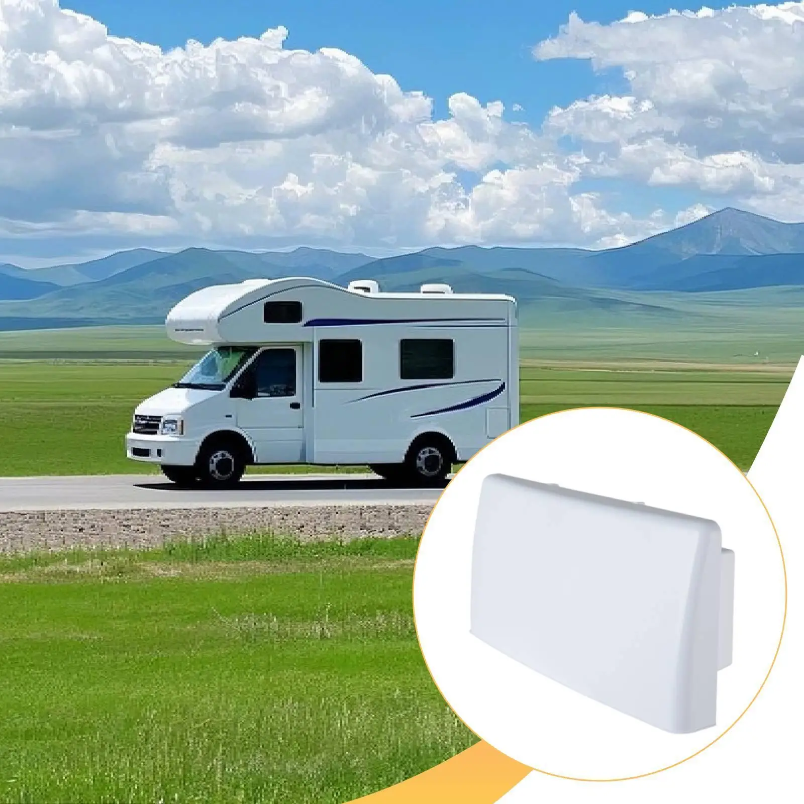 RV Side Wall Louver Vent RV Repair Parts for Weather Protection Easy Install Self Closing Wall Vent Aerodynamic Replacement
RV Side Wall Louver Vent RV Repair Parts for Weather Protection Easy Install Self Closing Wall Vent Aerodynamic Replacement
