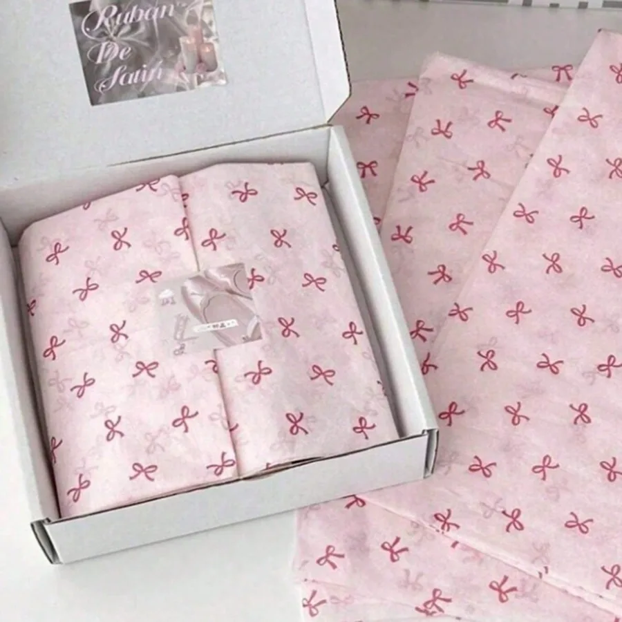 30 Sheets Pink Bow Tissue Paper, Cute Bowknot Printed Gift Wrap Tissue Paper Decorative Art Paper For Mother's Day Gift Packing Birthday Wedding Party
30 Sheets Pink Bow Tissue Paper, Cute Bowknot Printed Gift Wrap Tissue Paper Decorative Art Paper For Mother's Day Gift Packing Birthday Wedding Party