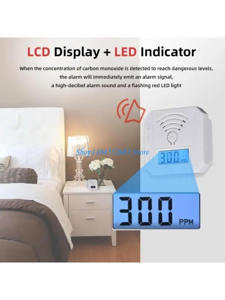 Y6GD Essential Alarm Small Carbon Monoxide Detector ABS Carbon Monoxide Alarm Sound Light for Residential & Commercial Use
Y6GD Essential Alarm Small Carbon Monoxide Detector ABS Carbon Monoxide Alarm Sound Light for Residential & Commercial Use