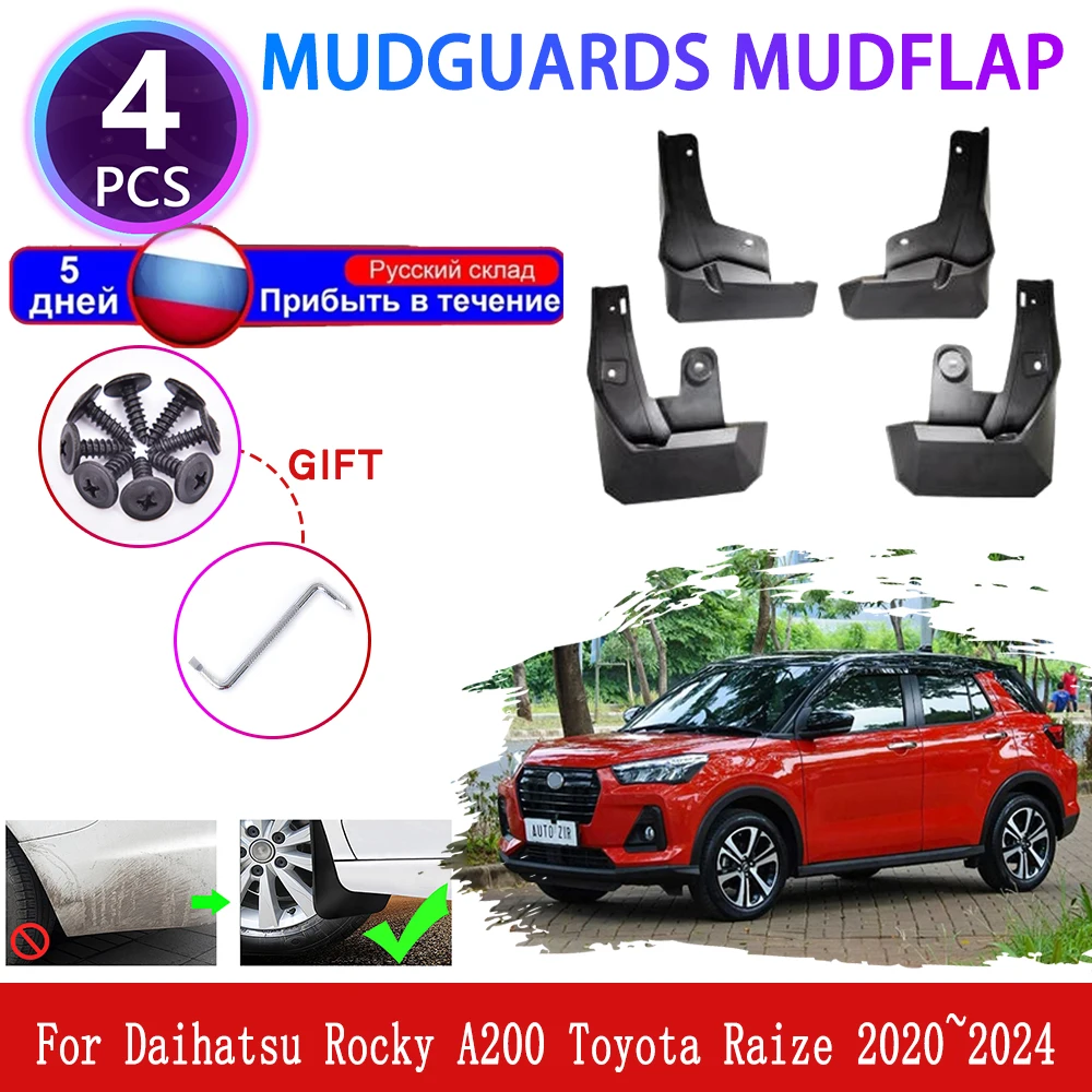 Для Daihatsu Rocky A200 Toyota Raize 2020~2024 2021 2022 автомобильные брызговики, расширители крыльев, брызговики, брызговики, крышка
Для Daihatsu Rocky A200 Toyota Raize 2020~2024 2021 2022 автомобильные брызговики, расширители крыльев, брызговики, брызговики, крышка