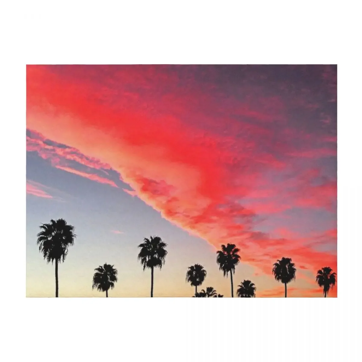 Red Scarlet Sunset Over Palm Trees Art Photo Throw Blanket Thin Soft Plaid Sofa Throw Giant Sofa Blankets
Red Scarlet Sunset Over Palm Trees Art Photo Throw Blanket Thin Soft Plaid Sofa Throw Giant Sofa Blankets
