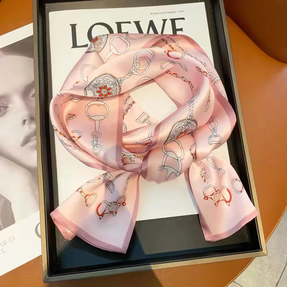 Long Silk Scarf Small Strip with Shirt Summer Thin Narrow Scarf Decorative Belt Tied To Bag Tie
Long Silk Scarf Small Strip with Shirt Summer Thin Narrow Scarf Decorative Belt Tied To Bag Tie