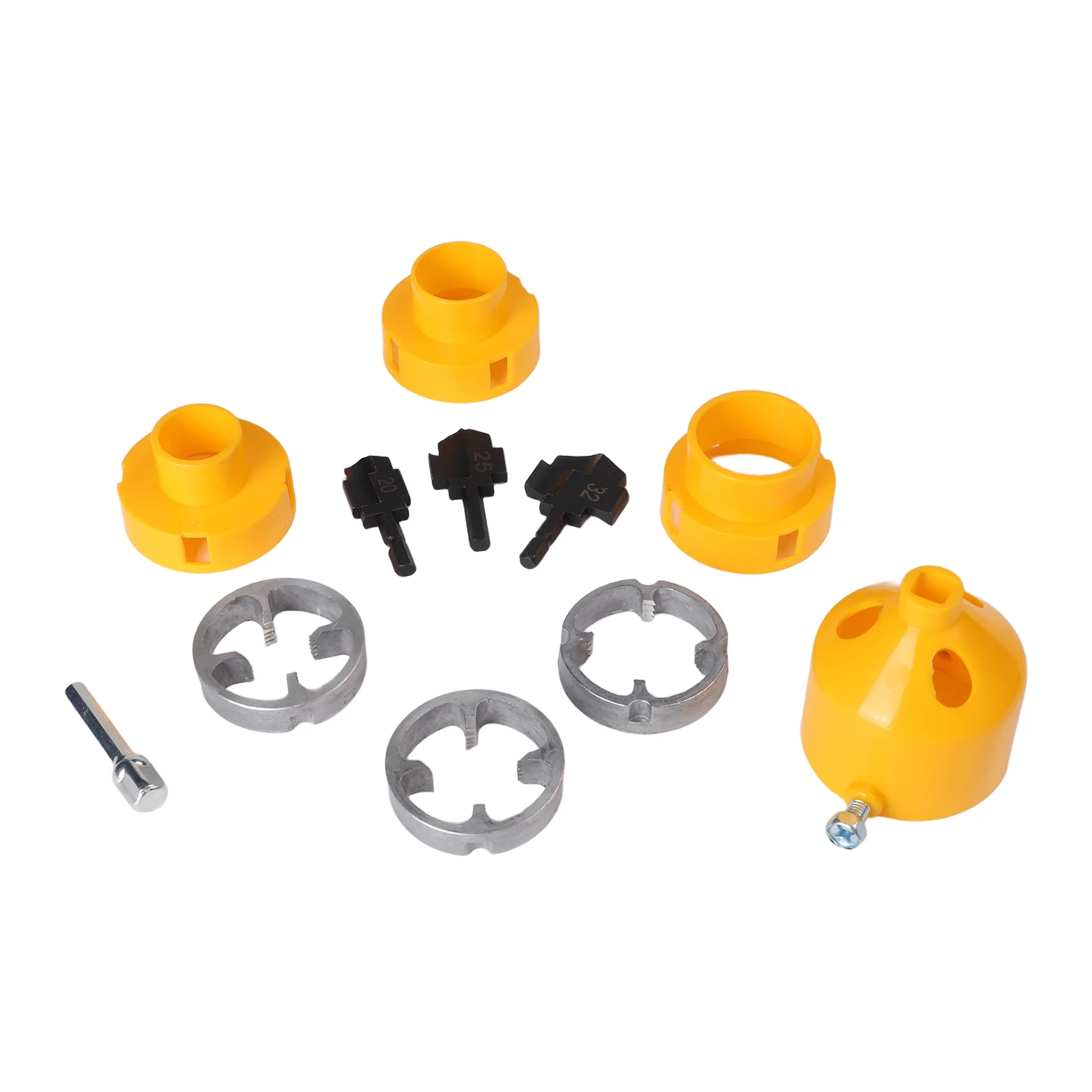 Drill Punch PPR Drill Bit Threading Tool For Pvc Pipes Pipe Threading Tool Smooth Thread Design Pipe Threading Kit
Drill Punch PPR Drill Bit Threading Tool For Pvc Pipes Pipe Threading Tool Smooth Thread Design Pipe Threading Kit